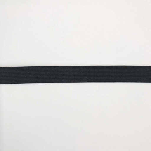 Resårband enf 20 mm svart