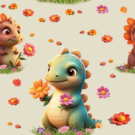 Dino blossom beige
