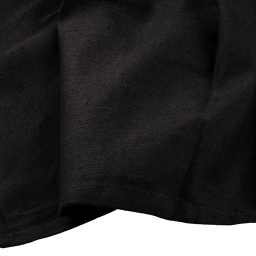 Duk färdigsydd svart 180 cm rund