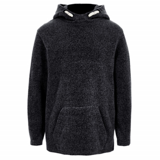 Bomulls fleece 68 mörkgrå