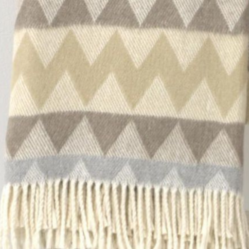 Pläd Inka beige
