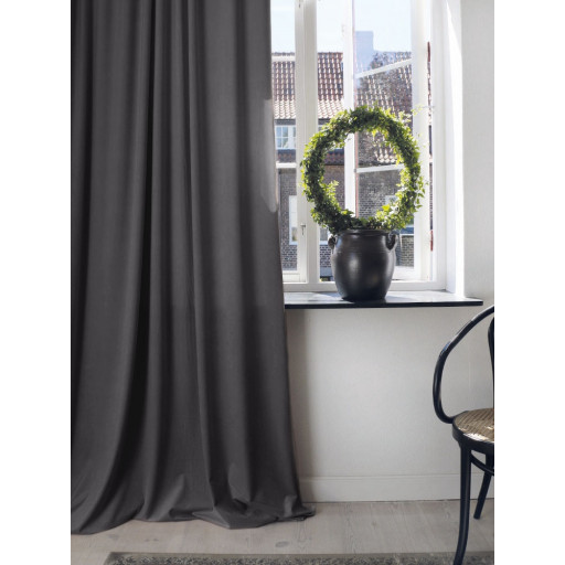 Sammet French Velvet 37 mörk grå