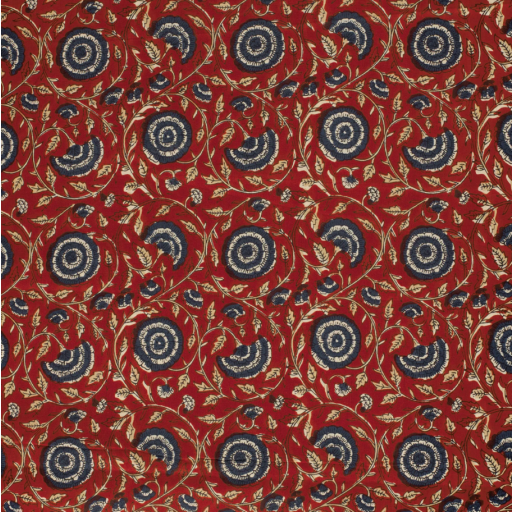 Voile blomma röd 23379