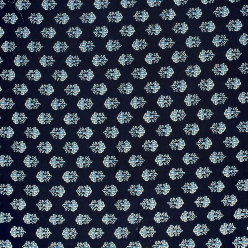 Voile abstrakt indigo 23347