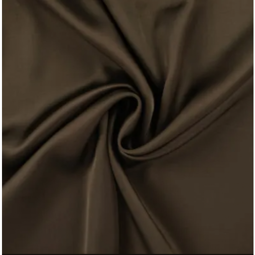 Viskos satin brun 280