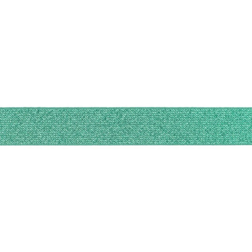 Glitter band elastiskt 2,5 cm old green