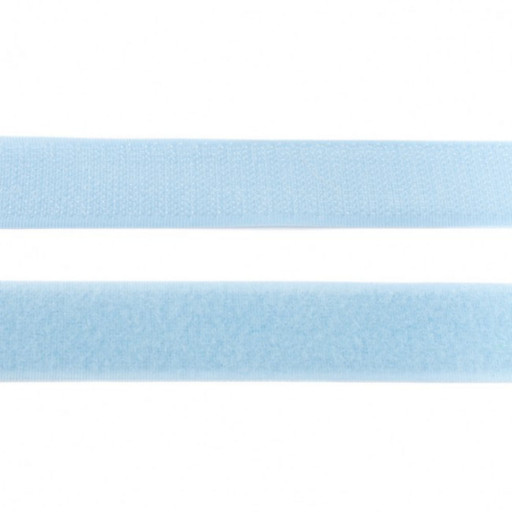 Kardborreband 2,5 cm ljusblå