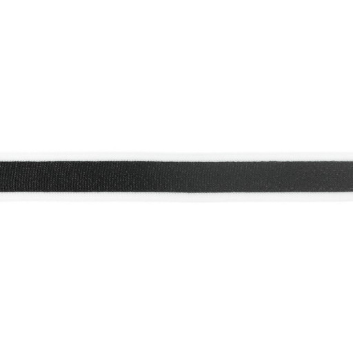 Band elastiskt vit kant svart