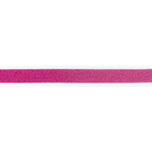 Band elastiskt vit kant fuchsia