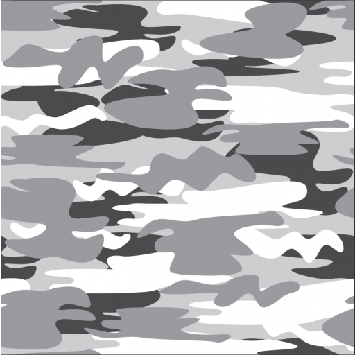 Kamouflage svart vit