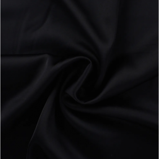 Viskos satin svart 690